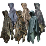 Multi-function Hooded Rain Poncho