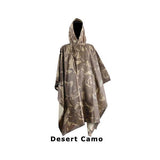 Multi-function Hooded Rain Poncho