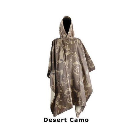 Multi-function Hooded Rain Poncho
