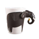 Hand Painted Elephant 3D Mug