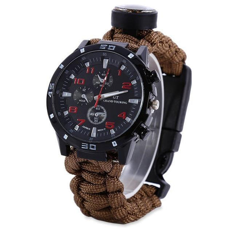 7-in-1 Survival Watch Bracelet