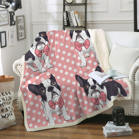 Bow Wow Dog Blanket