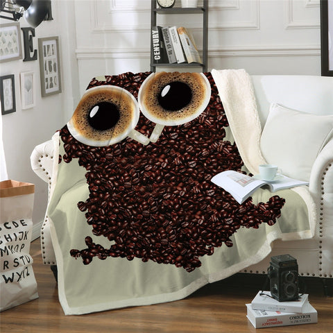 3D Printed  Owl Coffee Blanket