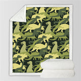 Dinosaur Plush Blanket