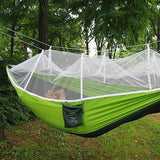 Camping Hammock With Mesh Top