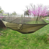 Camping Hammock With Mesh Top