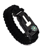 5 in 1 Emergency Survival Bracelet Compass