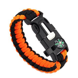 5 in 1 Emergency Survival Bracelet Compass