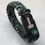 5 in 1 Emergency Survival Bracelet Compass