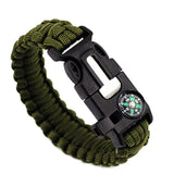 5 in 1 Emergency Survival Bracelet Compass