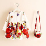 Princess Girls Dress With Bag