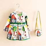 Princess Girls Dress With Bag