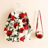 Princess Girls Dress With Bag