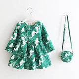 Princess Girls Dress With Bag
