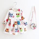 Princess Girls Dress With Bag