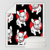 Bulldog Wow Blanket & Throw