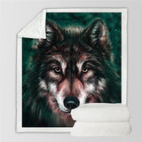 3D Wolf Blanket