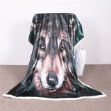 3D Wolf Blanket